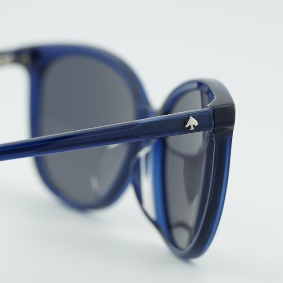Kate Spade ALINA/F/S 0PJP IR Sunglasses Blue Cat Eye Frame, Grey Lenses